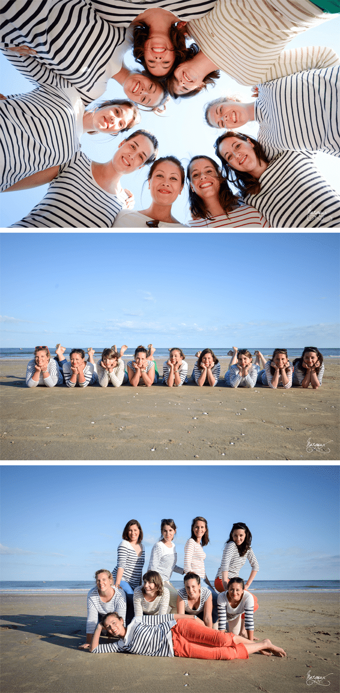 Un EVJF sur la plage de la Baule