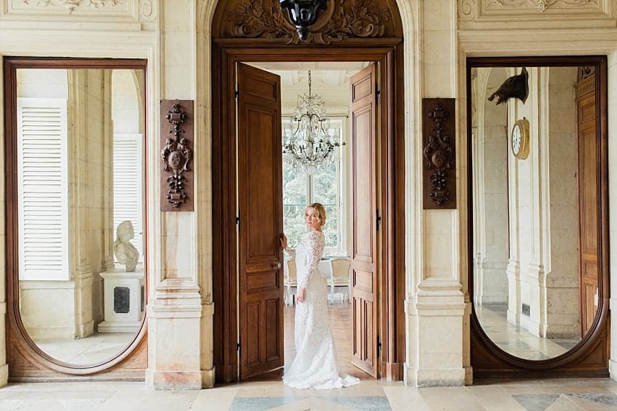 Shooting d’inspiration mariage chic au Château d’Azy – Nièvre