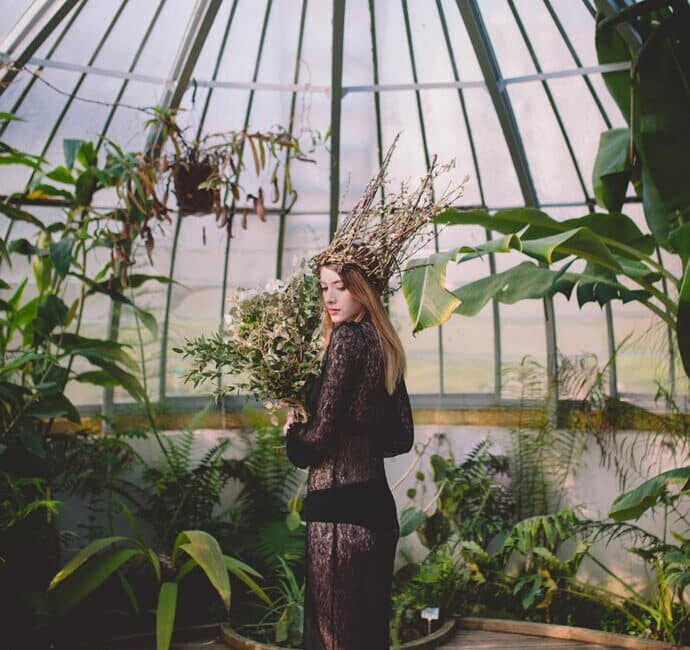 Shooting d’inspiration botanique – Serre de l’Ile aux palmiers