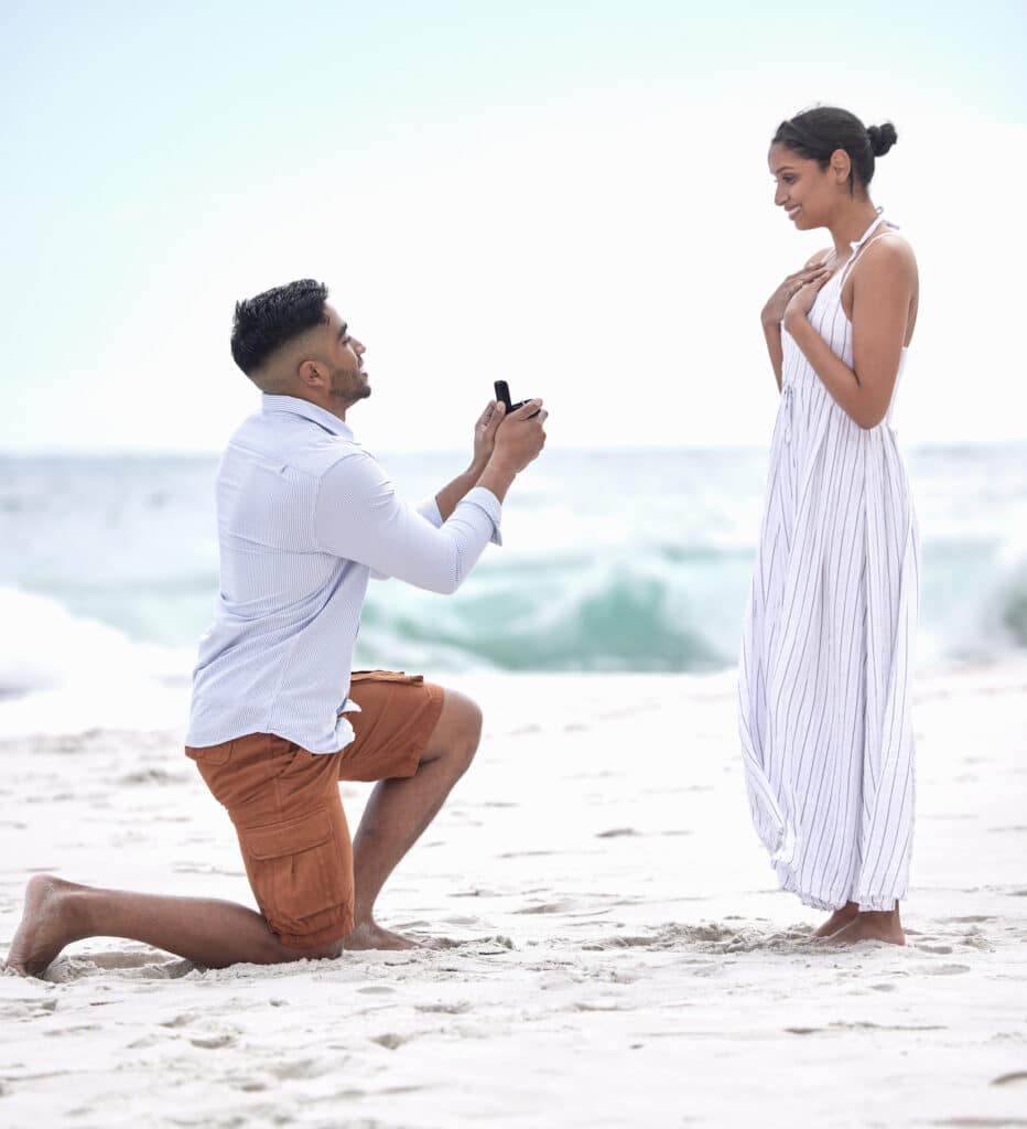 demande en mariage à Bora Bora