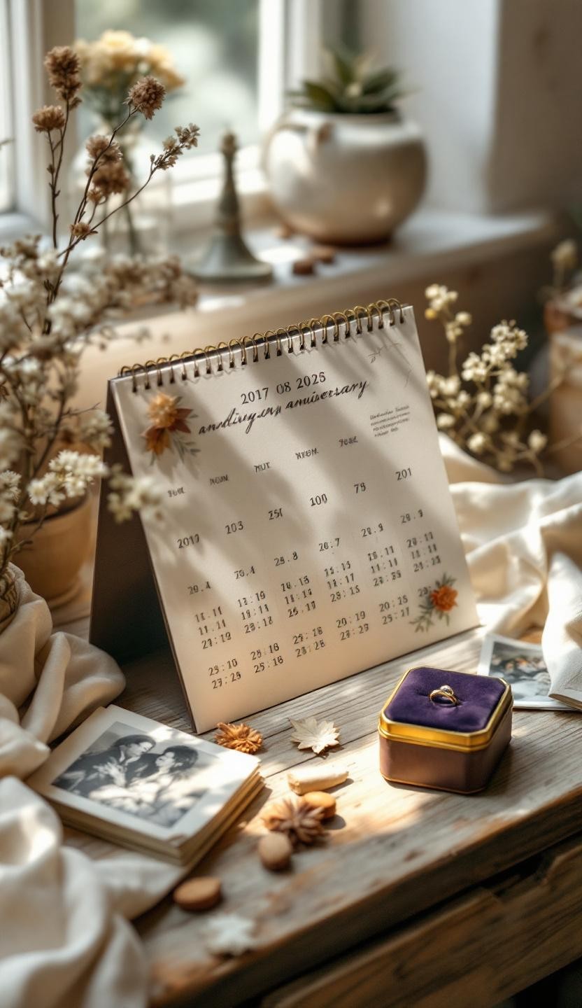 Anniversaires de mariage : le calendrier des noces de la première à la centième année. Anniversaires de mariage : le calendrier des noces de la première à la centième année.