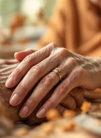 Noces d'ocre 71 ans de mariage