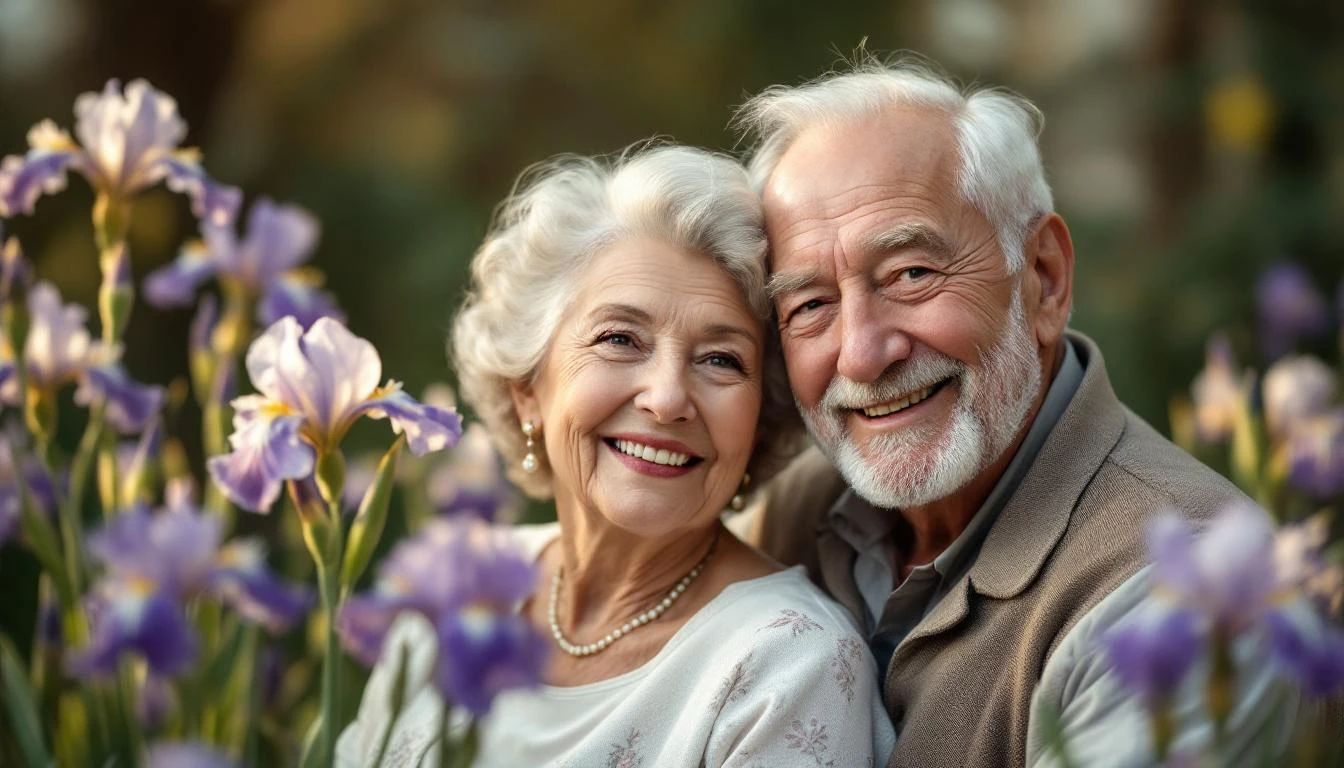 84 ans de mariage : célébrer les noces d’iris avec poésie et héritage familial 84 ans de mariage : célébrer les noces d’iris avec poésie et héritage familial