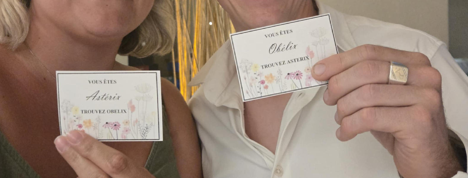 Jeu des binômes au mariage : la recette pour briser la glace entre vos invités Jeu des binômes au mariage : la recette pour briser la glace entre vos invités