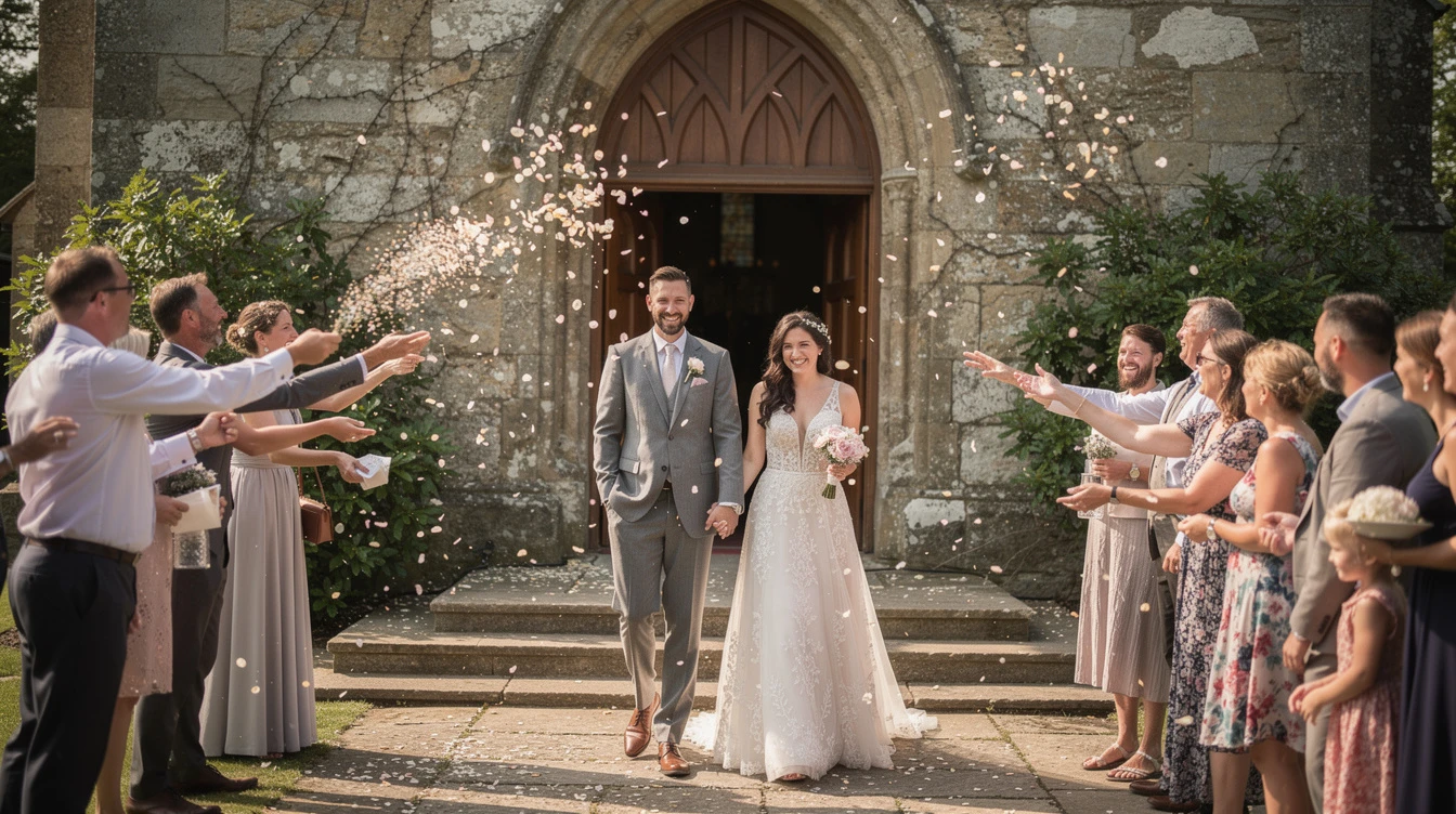 Sortie d’église : idées originales et alternatives au lancer de riz
