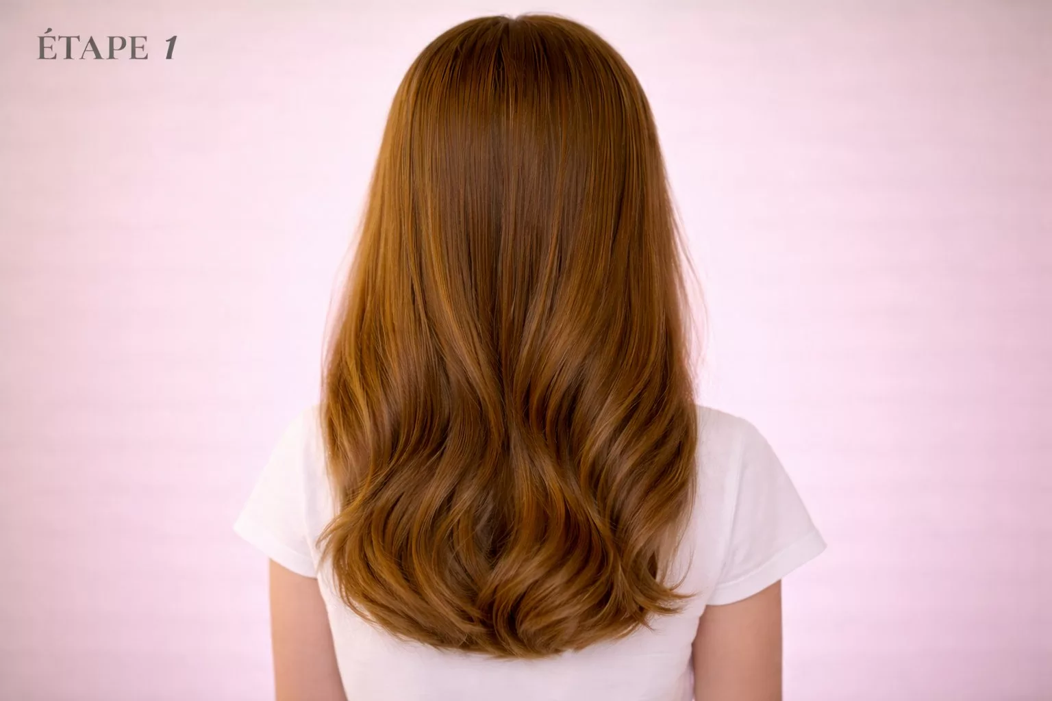 Tutoriel demi-queue étape 1 - préparation des cheveux