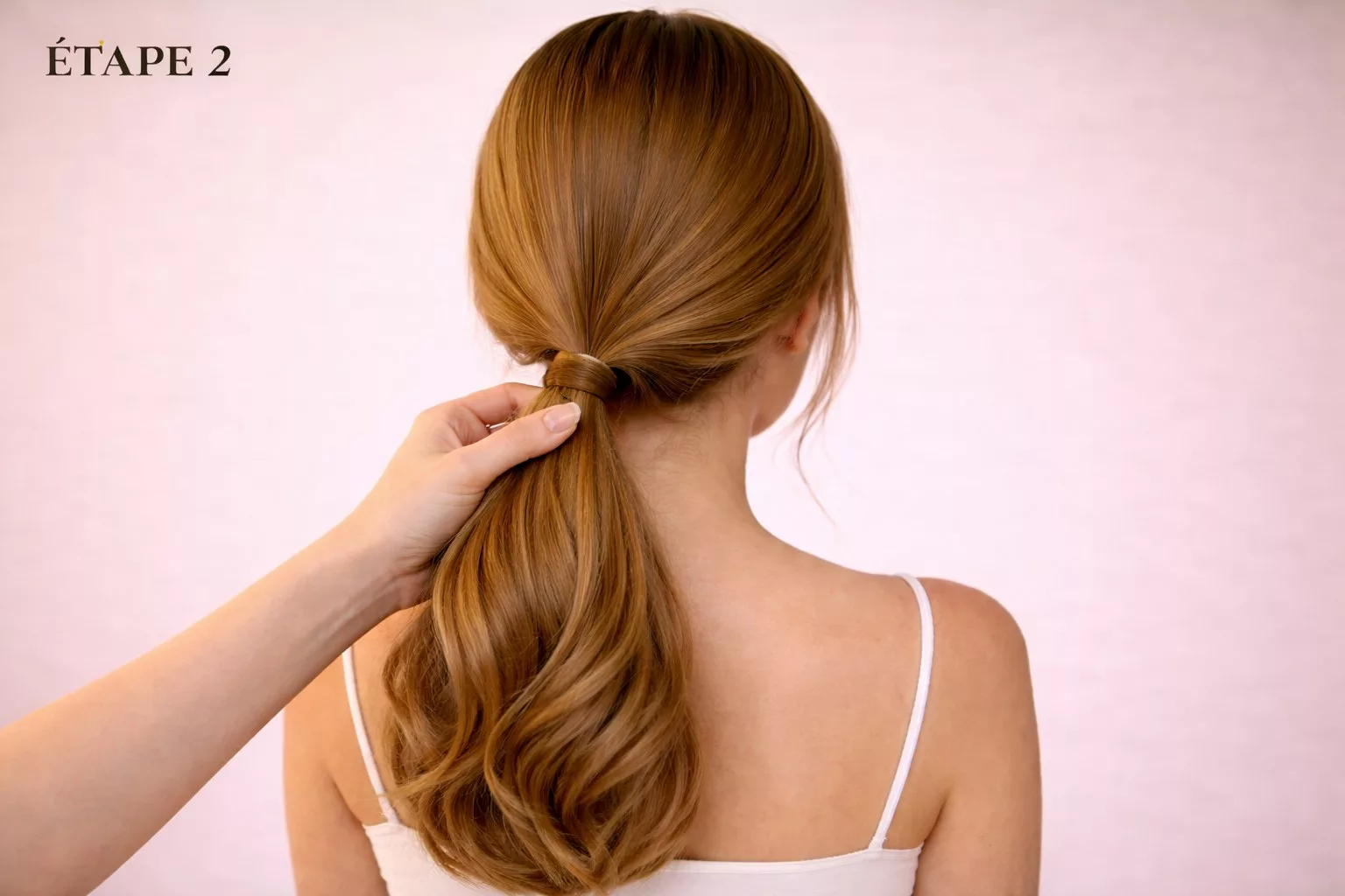 Séparation des mèches latérales