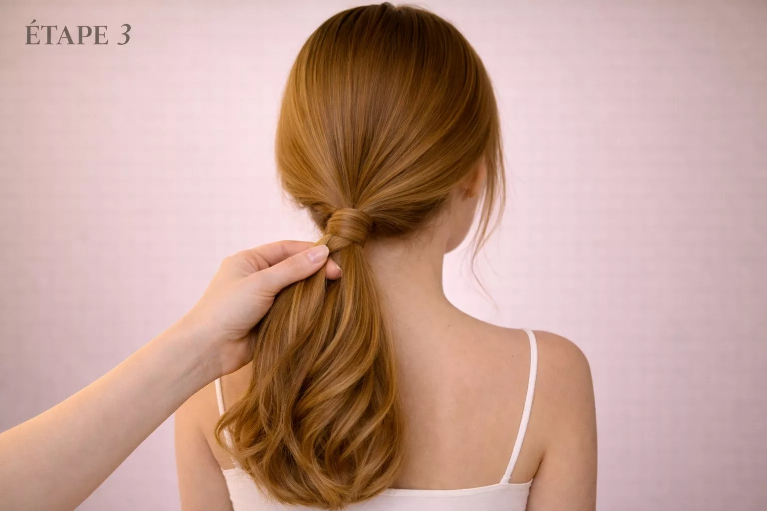 Formation de la queue de cheval basse