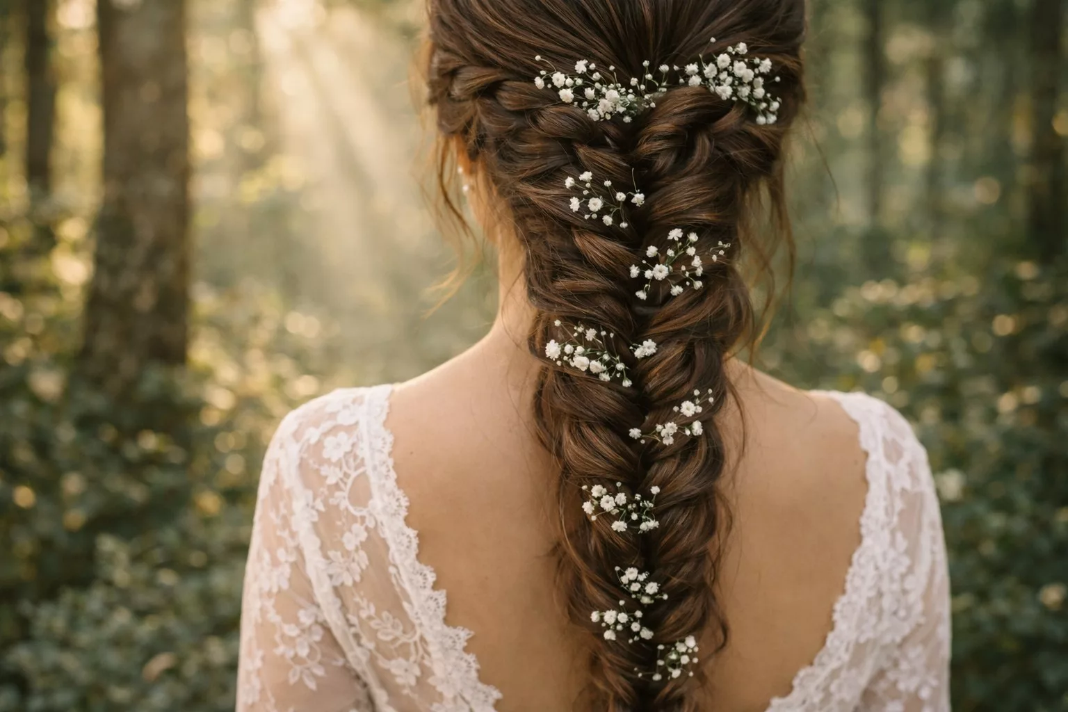 Tresse en épi latérale