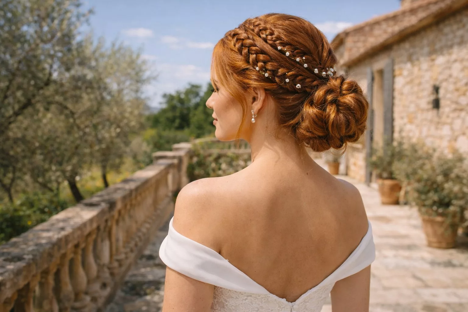 Accessoires pour tresses de mariage