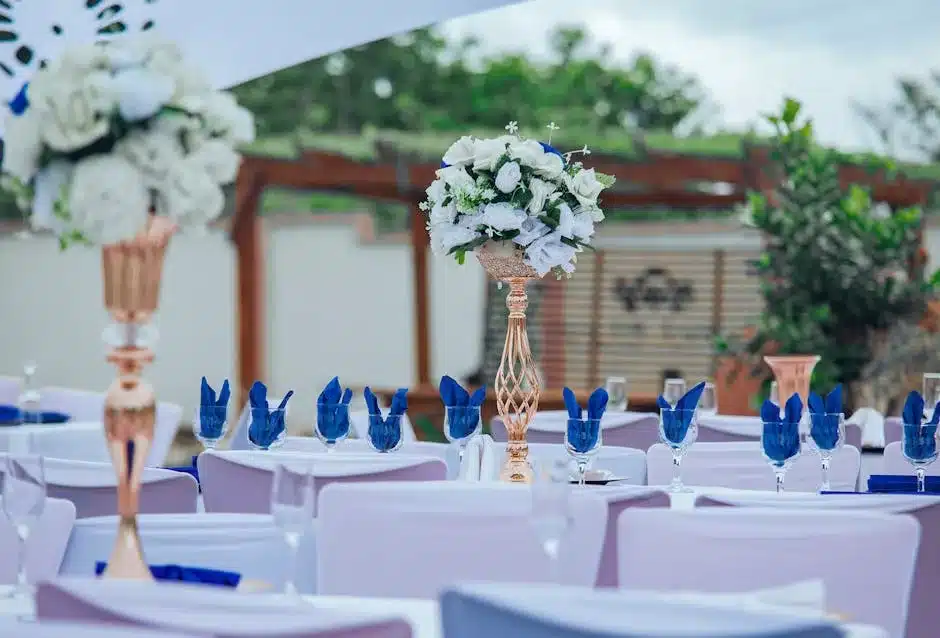 Déco mariage bleu marine : idées et inspirations pour un thème chic et intemporel