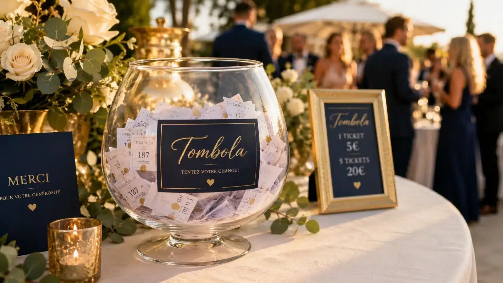 Tombola de mariage : règles, 30 idées de lots et tickets à imprimer