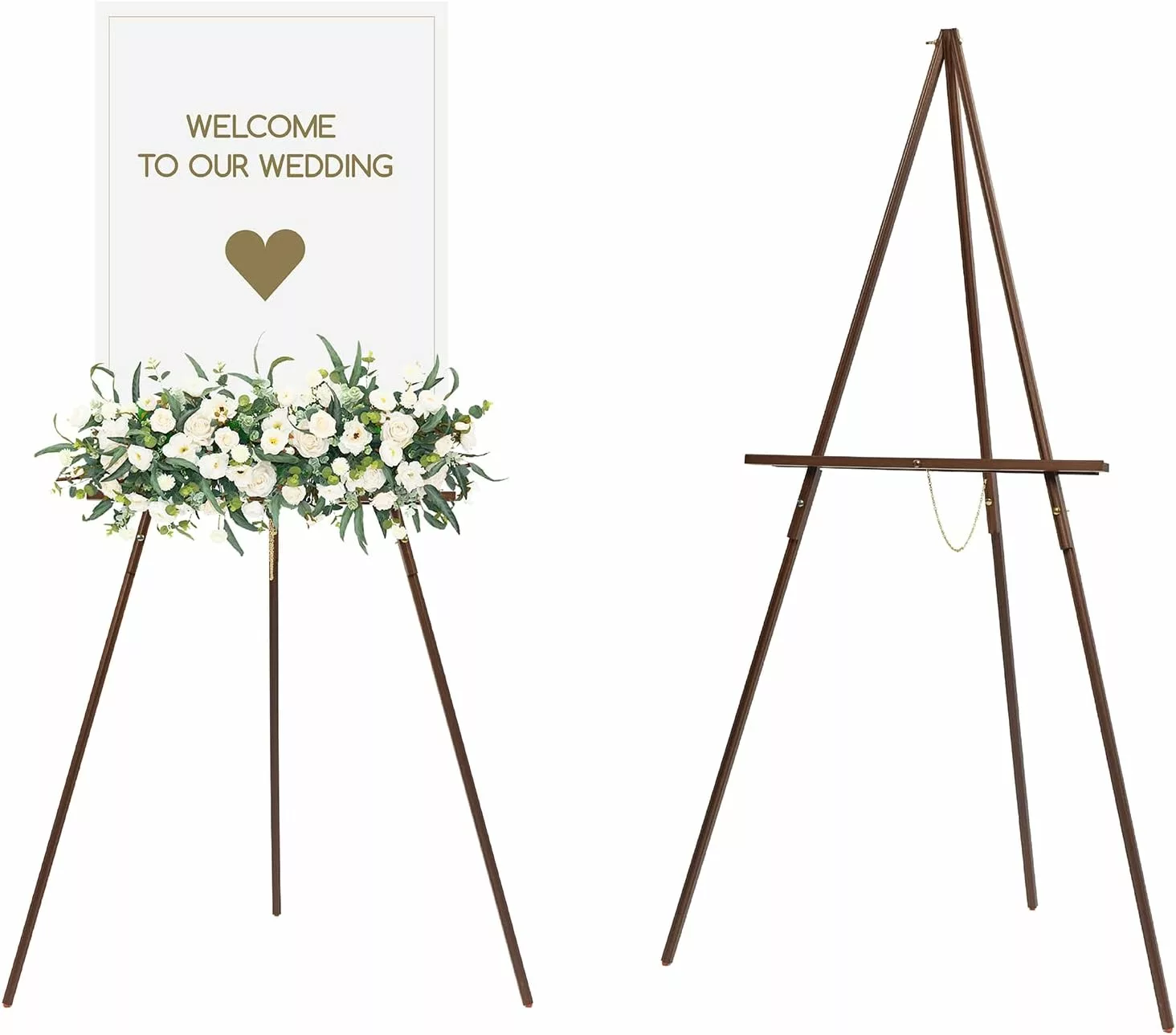 Chevalet de table en bois MEEDEN pour plan de table de mariage